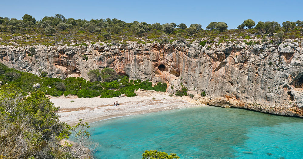 Mallorca Pilota cove Mediterran